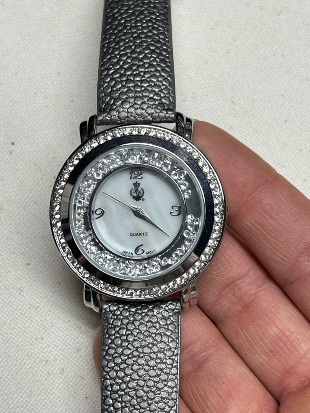 Premier Designs Silver Crystal Accent Women's Watch